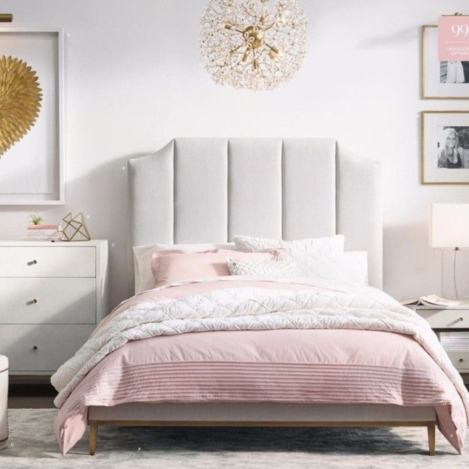 سرير فردي خشب زان أحمر، 120*200*120 سم