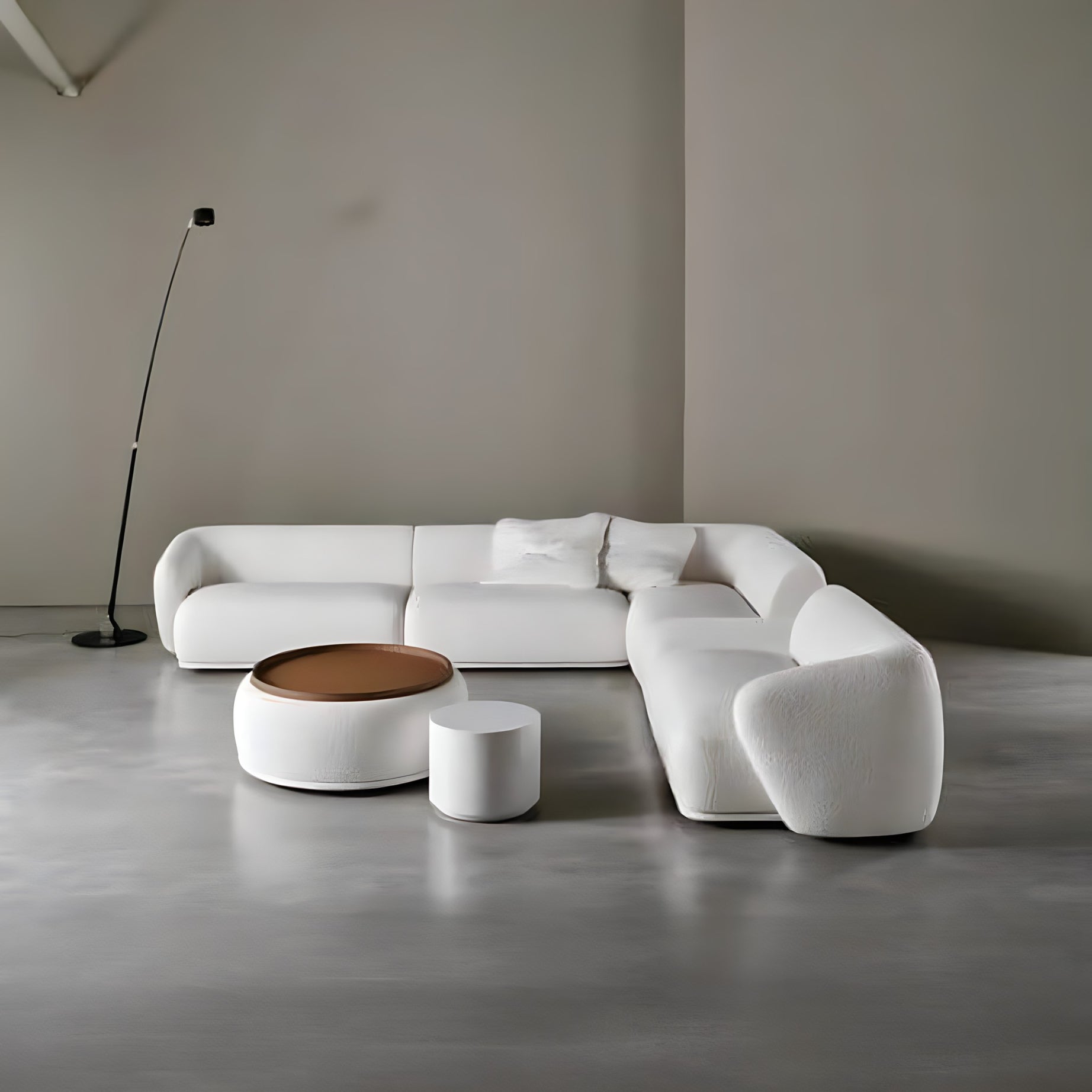ركنة خشب زان 300*250*70 سم - CORA1 Decora Furniture