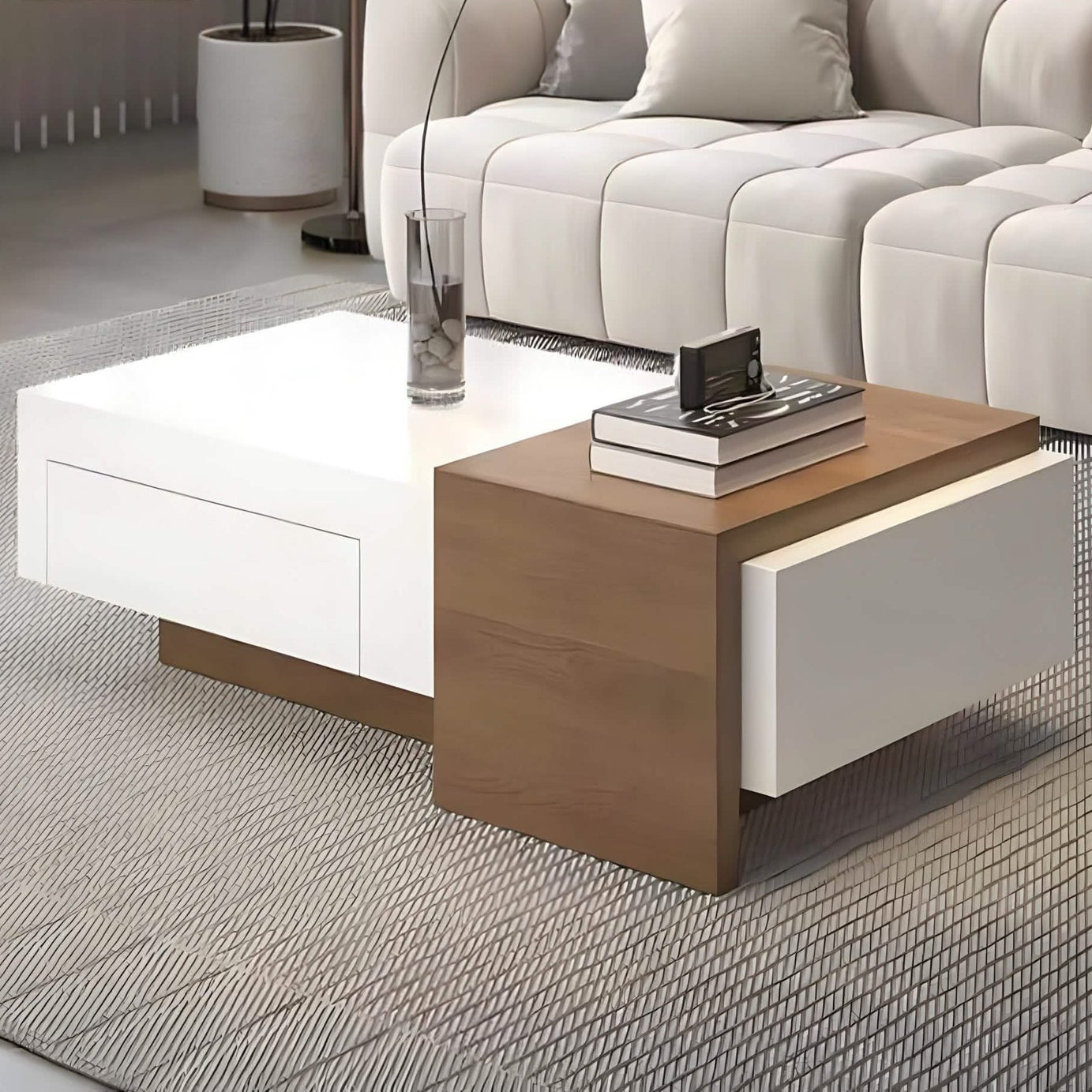 ترابيزة قهوة خشب كونتر 80*50*45 سم - CORA21 Decora Furniture