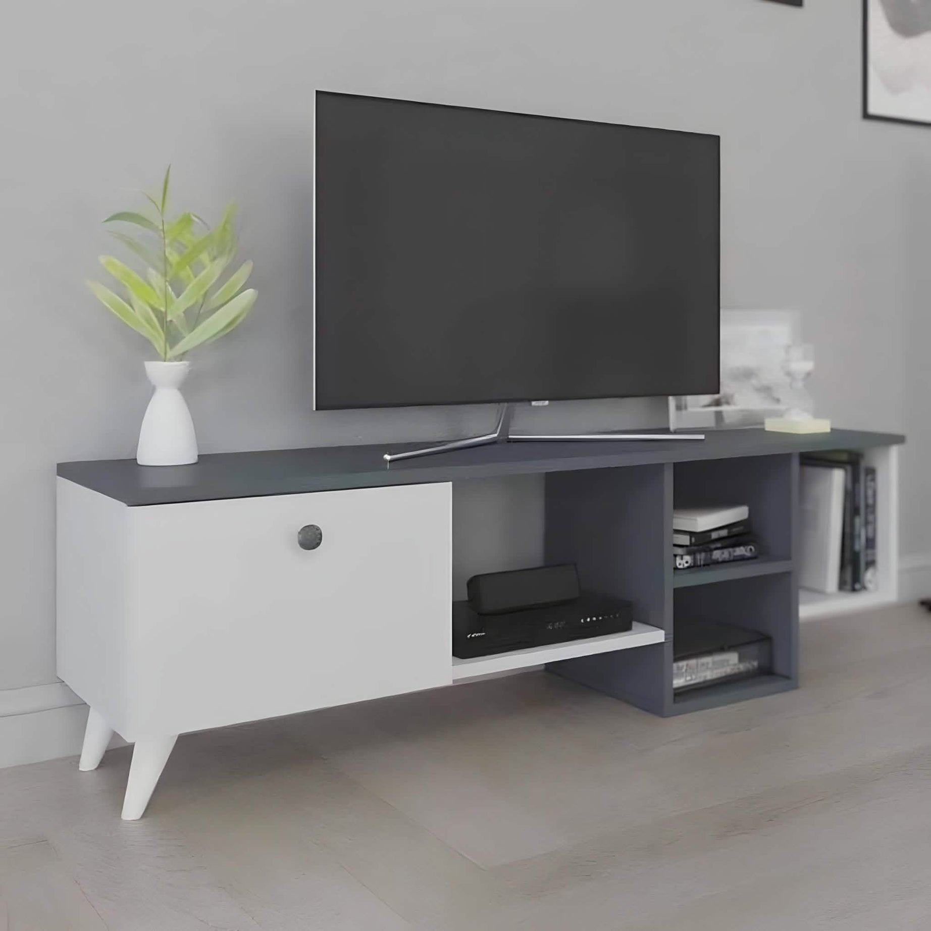 ترابيزة تليفزيون خشب كونتر 140*40*50 سم - CORA39 Decora Furniture