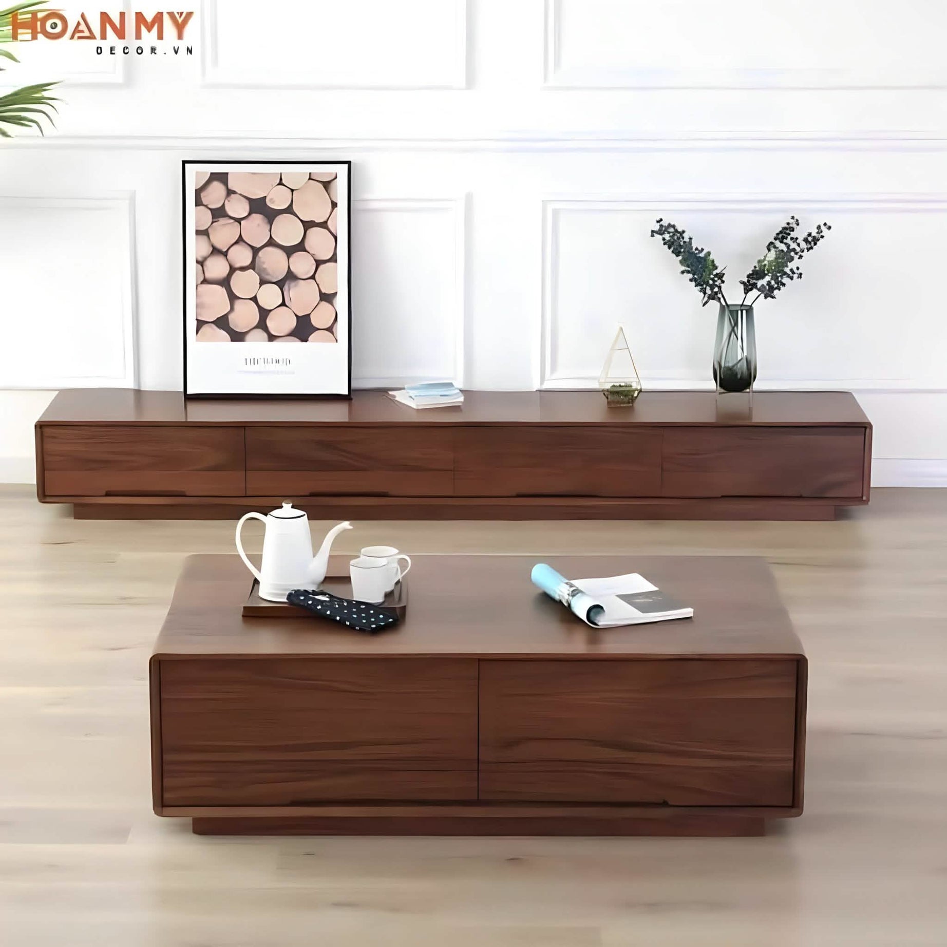 طقم ترابيزات خشب كونتر - CORA53 Decora Furniture