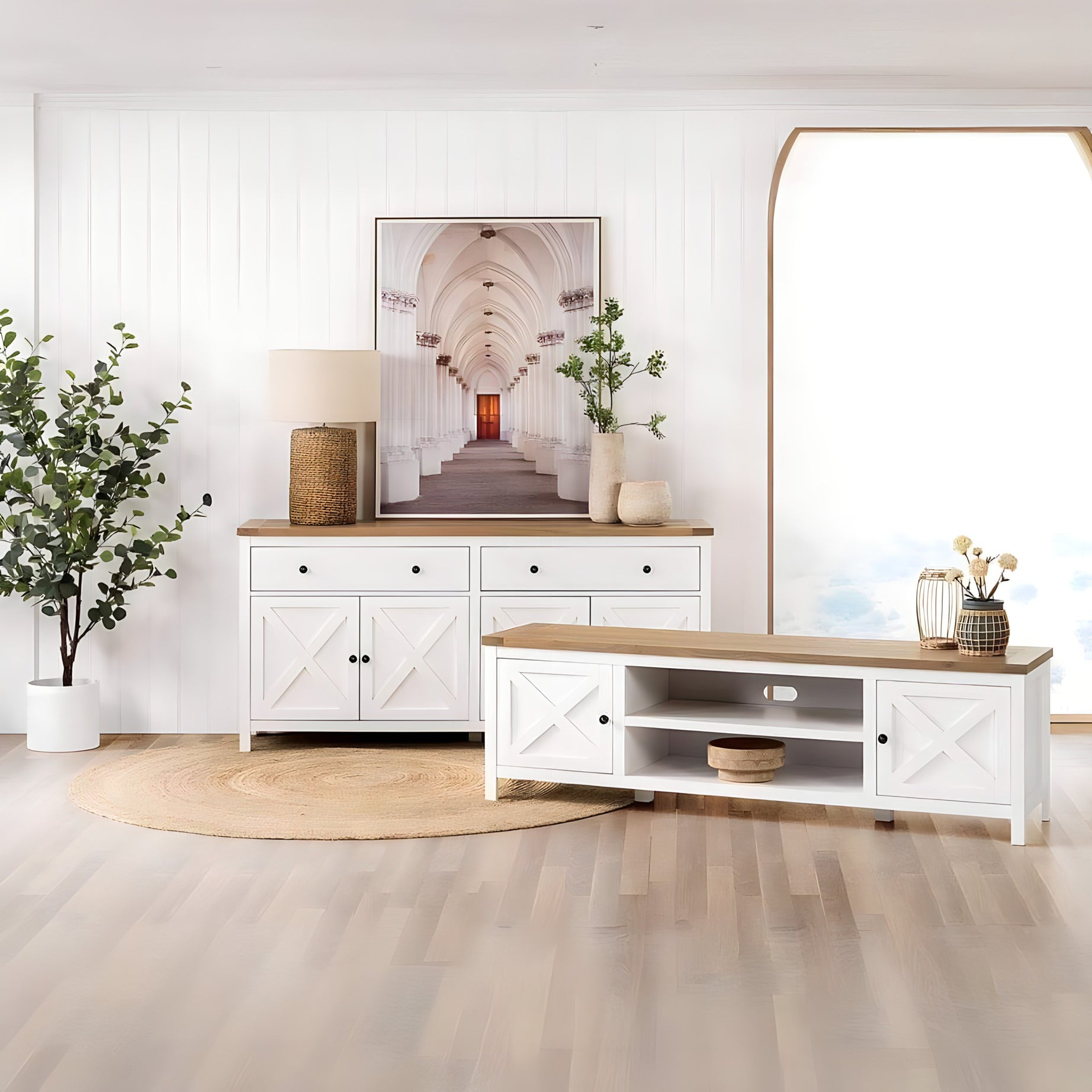 طقم ترابيزات خشب كونتر - CORA66 Decora Furniture