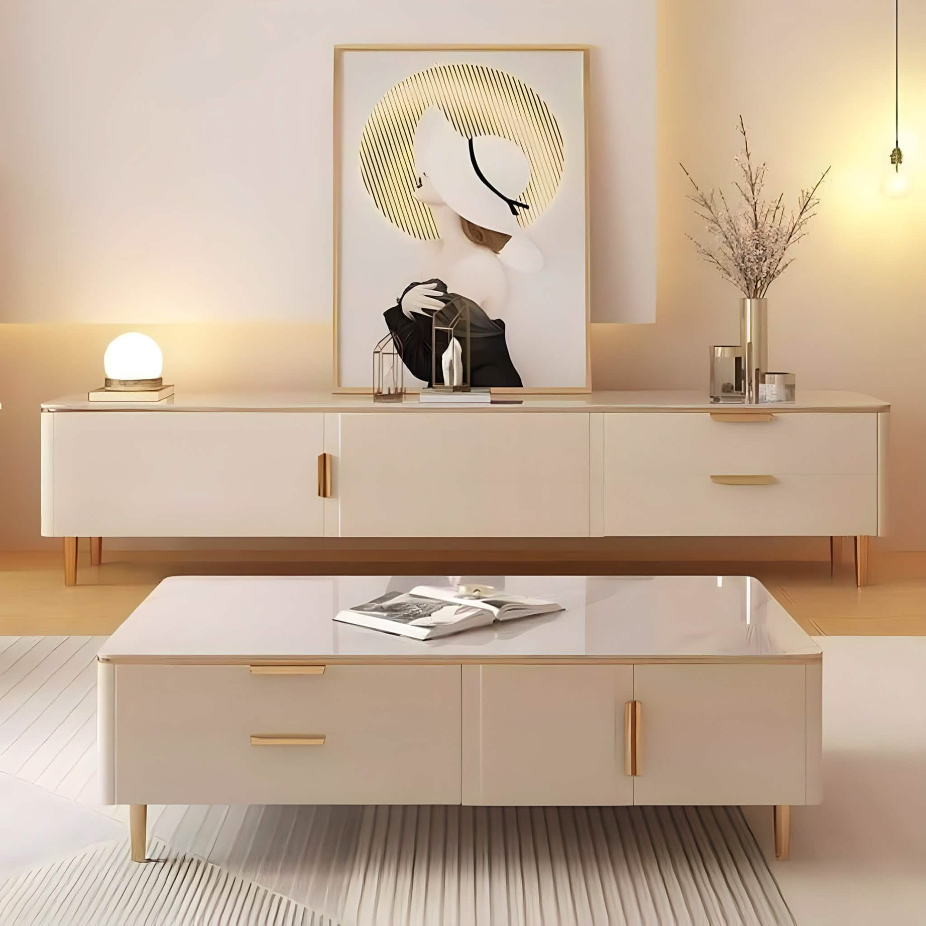 طقم ترابيزات خشب كونتر - CORA69 Decora Furniture