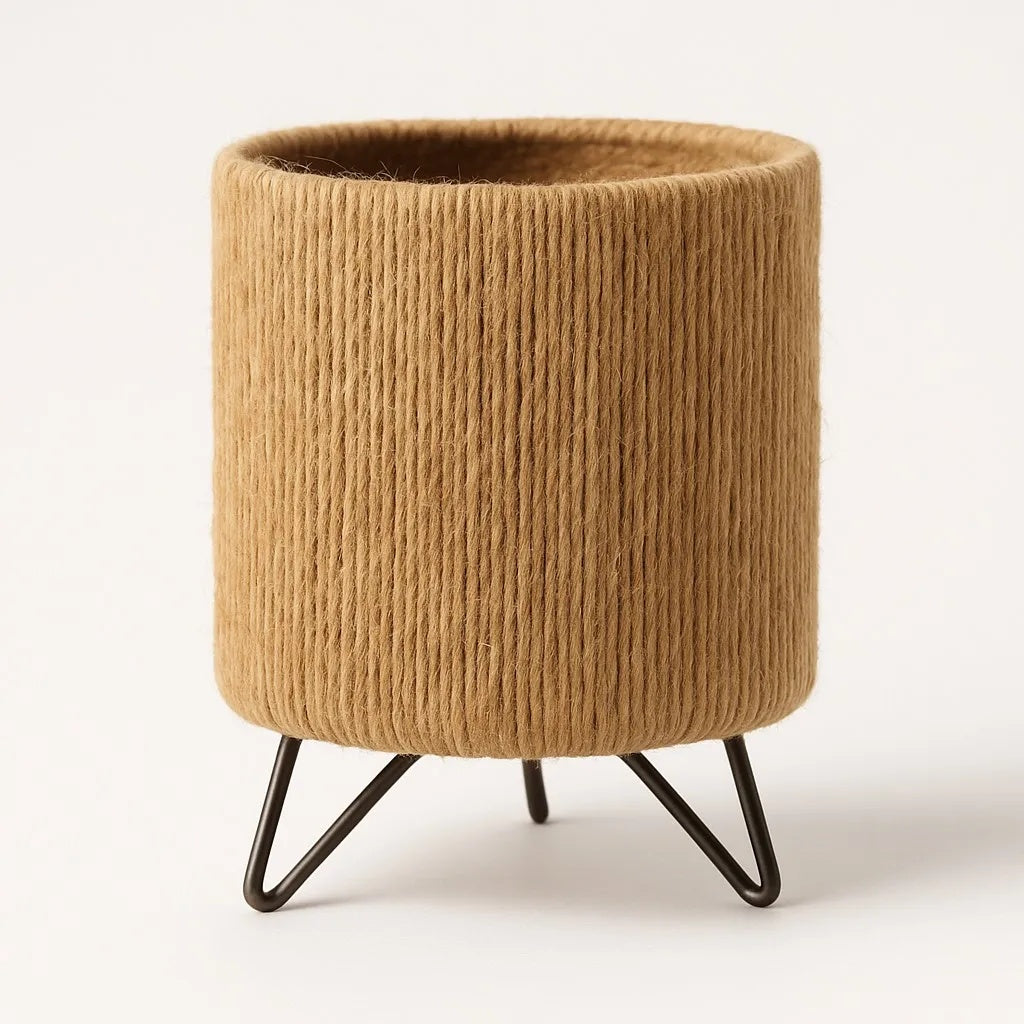 أباجورة خيوط خيش، 20*20 سم