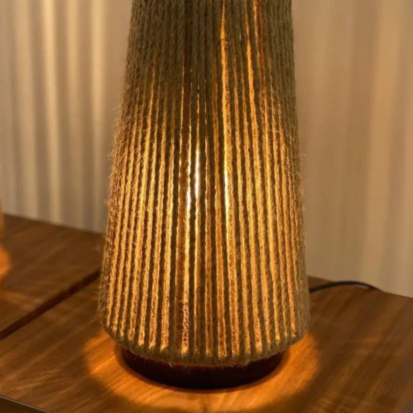 أباجورة خيوط خيش، 20*25 سم