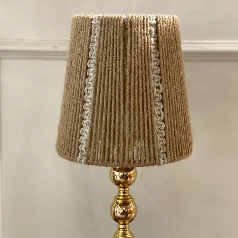أباجورة خيوط خيش، 23*45 سم