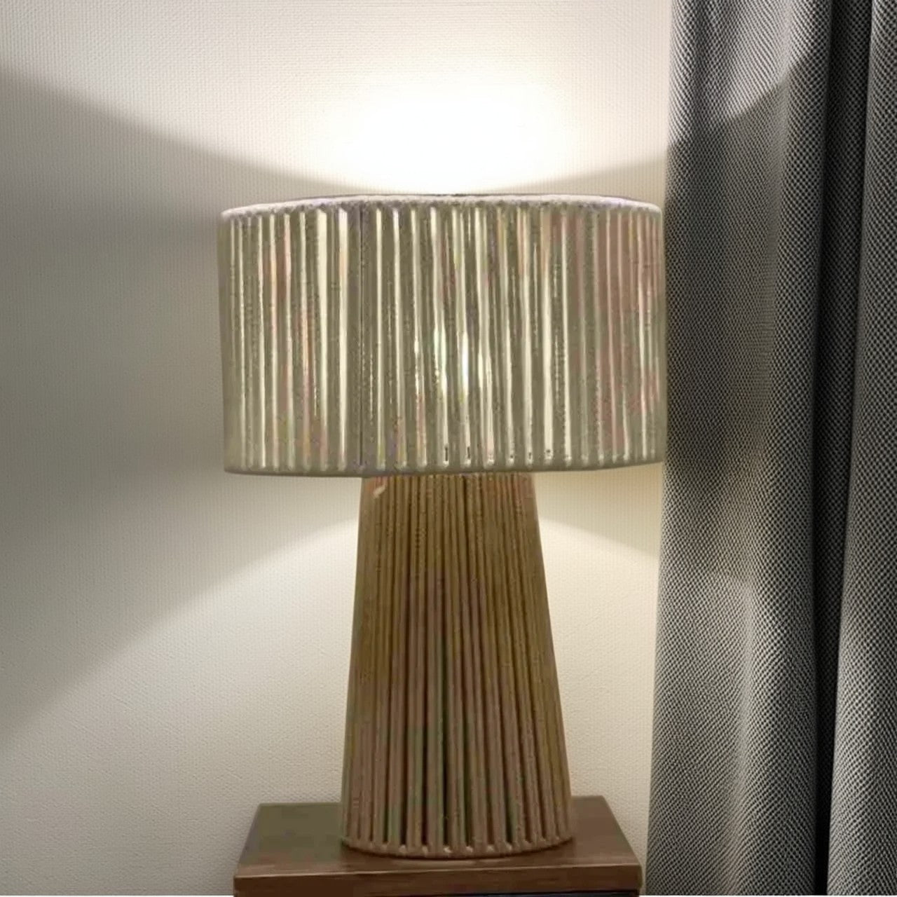 أباجورة خيوط مكرمية، 40*50 سم