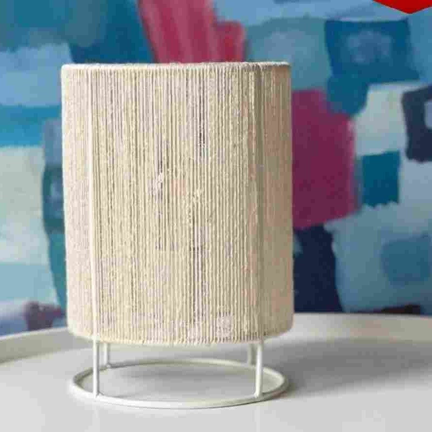 أباجورة خيوط مكرمية، 15*25 سم