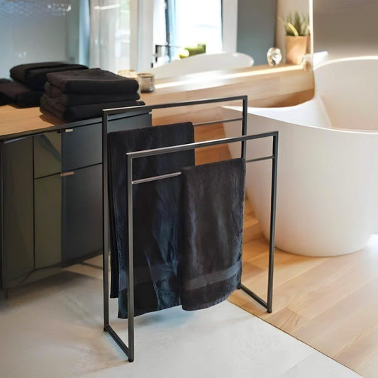 حامل مناشف ستيل، 80*25*100 سم