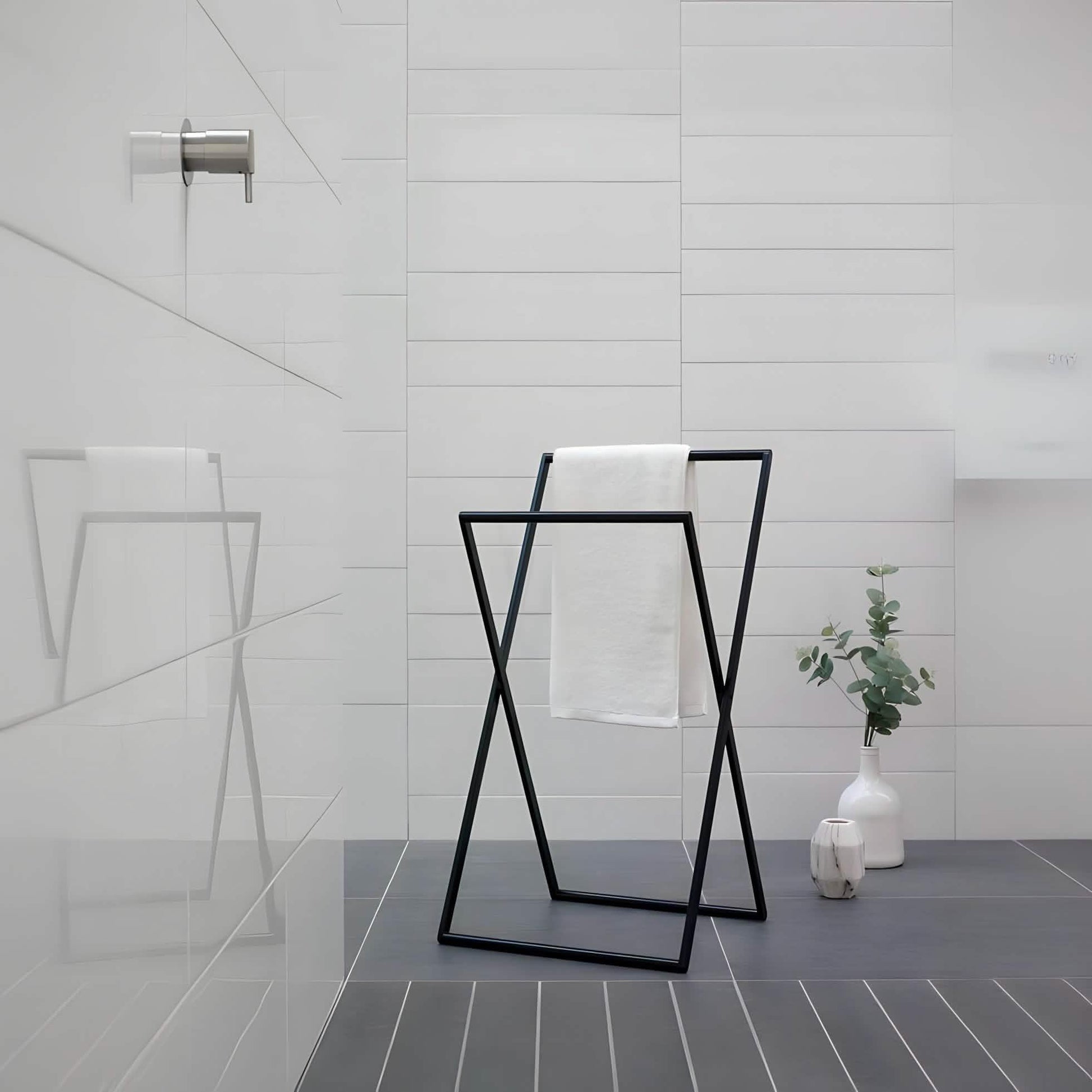 حامل مناشف ستيل، 40*25*60 سم