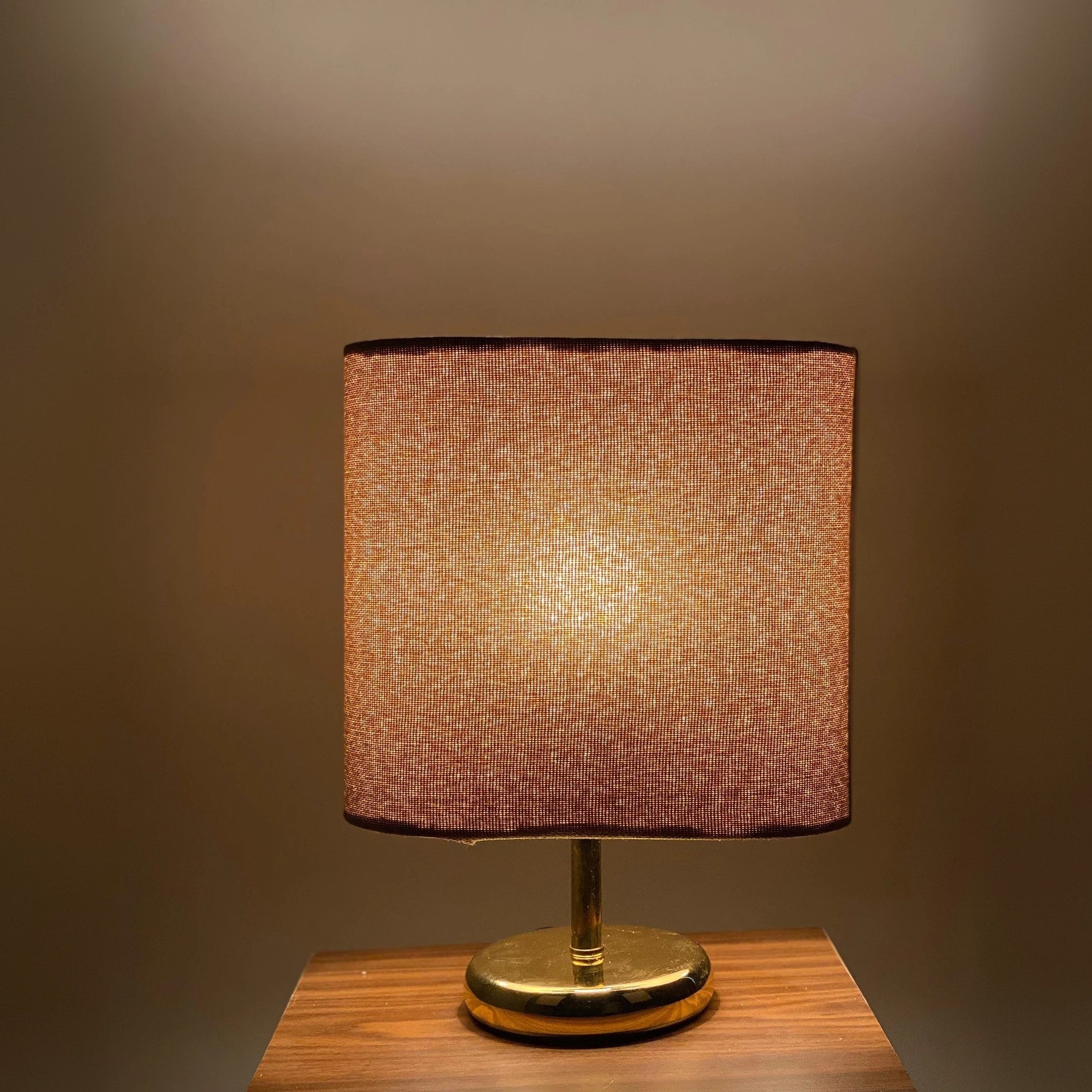 أباجورة ستيل وقماش، 15*32 سم