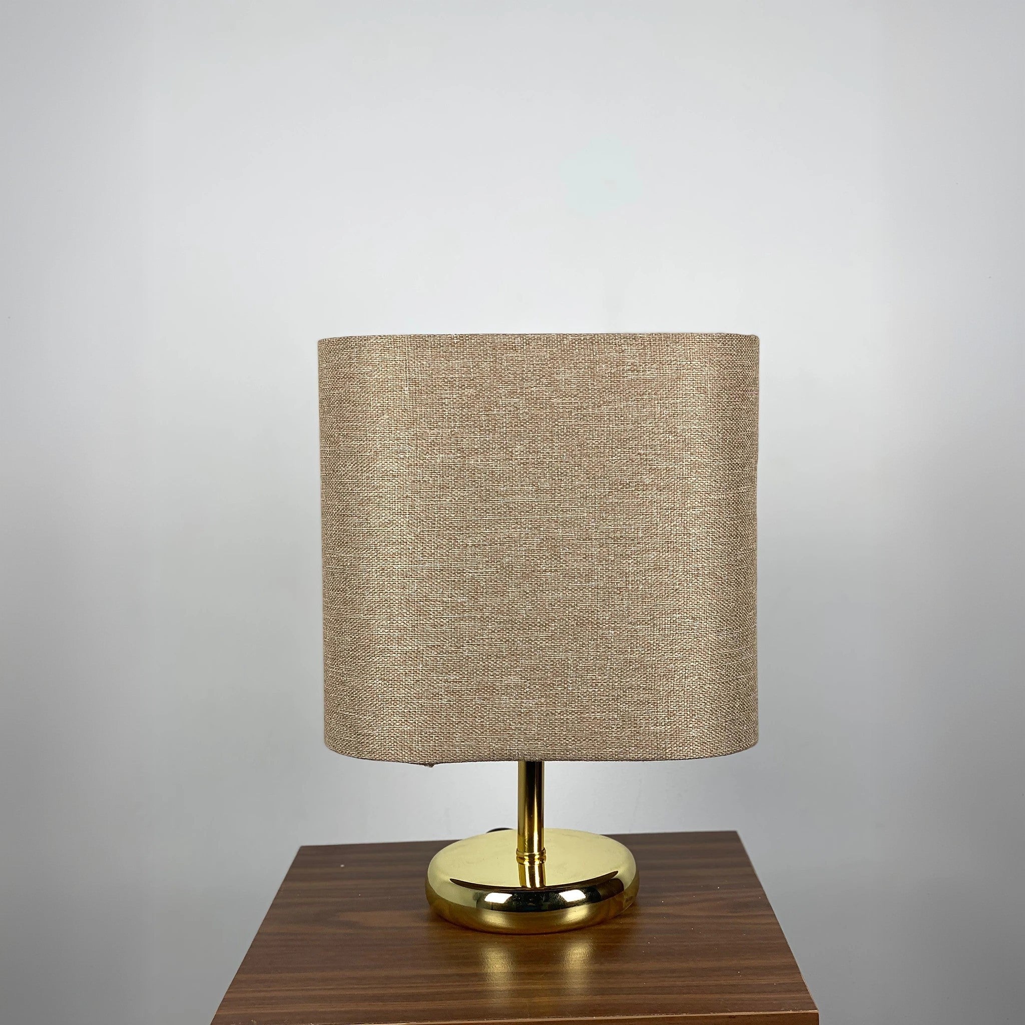 أباجورة ستيل وقماش، 15*32 سم