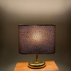 أباجورة ستيل وقماش، 15*27 سم