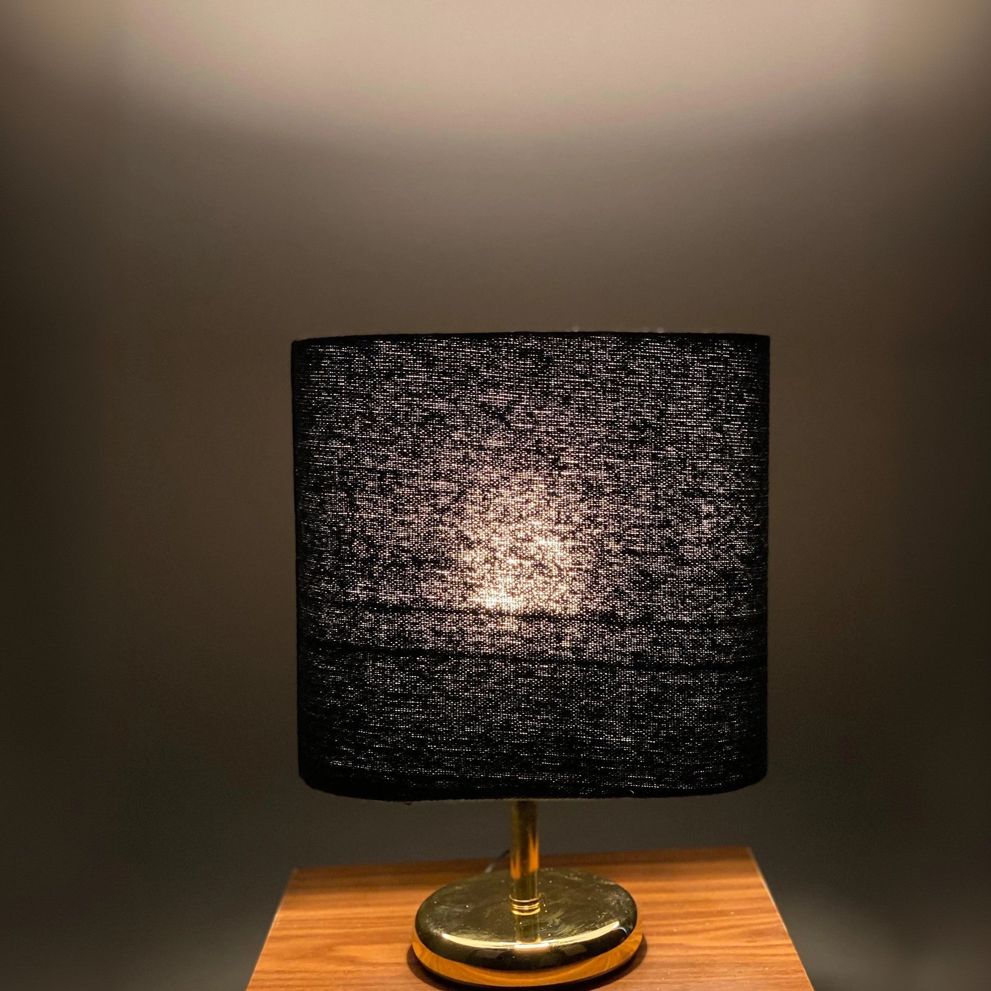 أباجورة ستيل وقماش، 15*32 سم