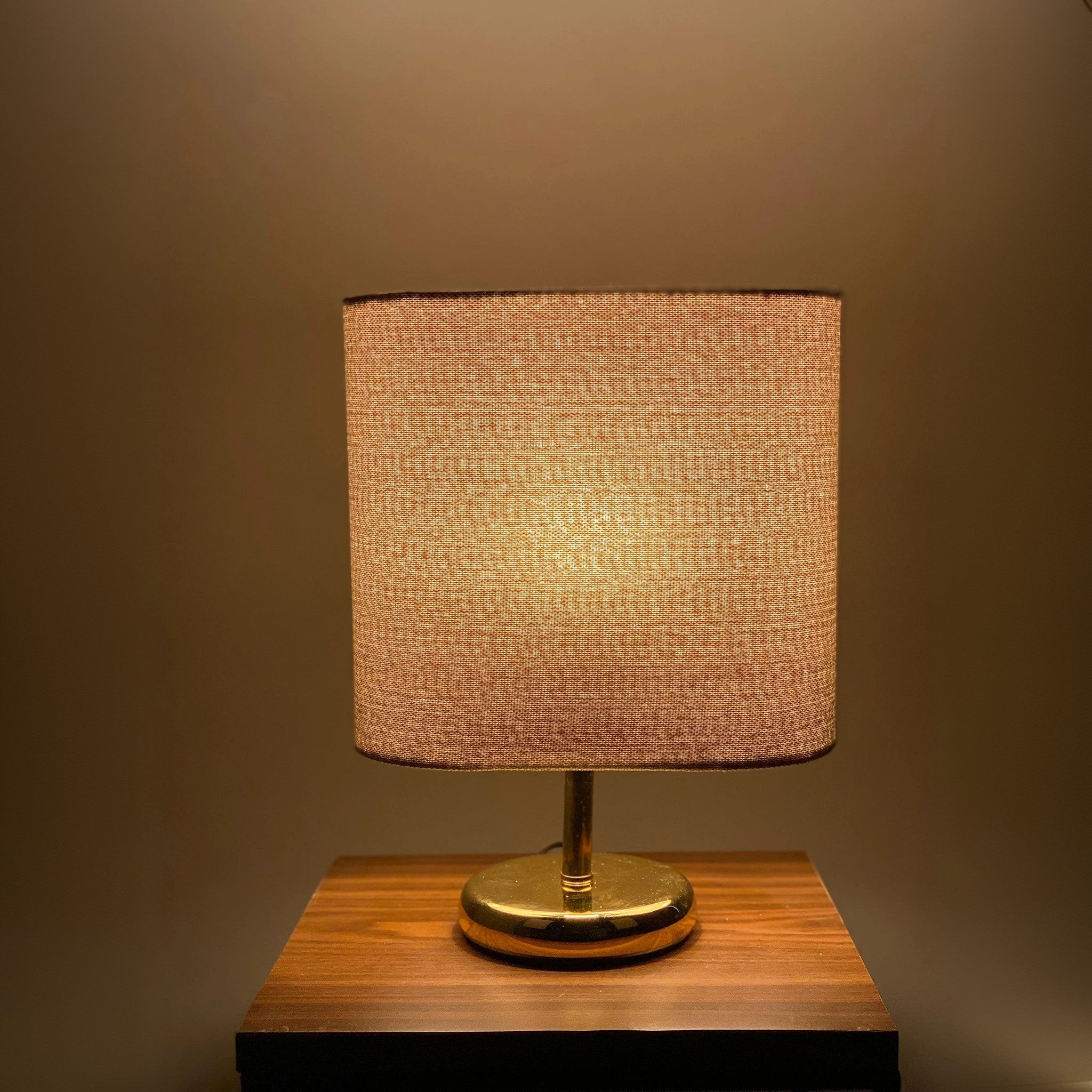 أباجورة ستيل وقماش، 15*32 سم