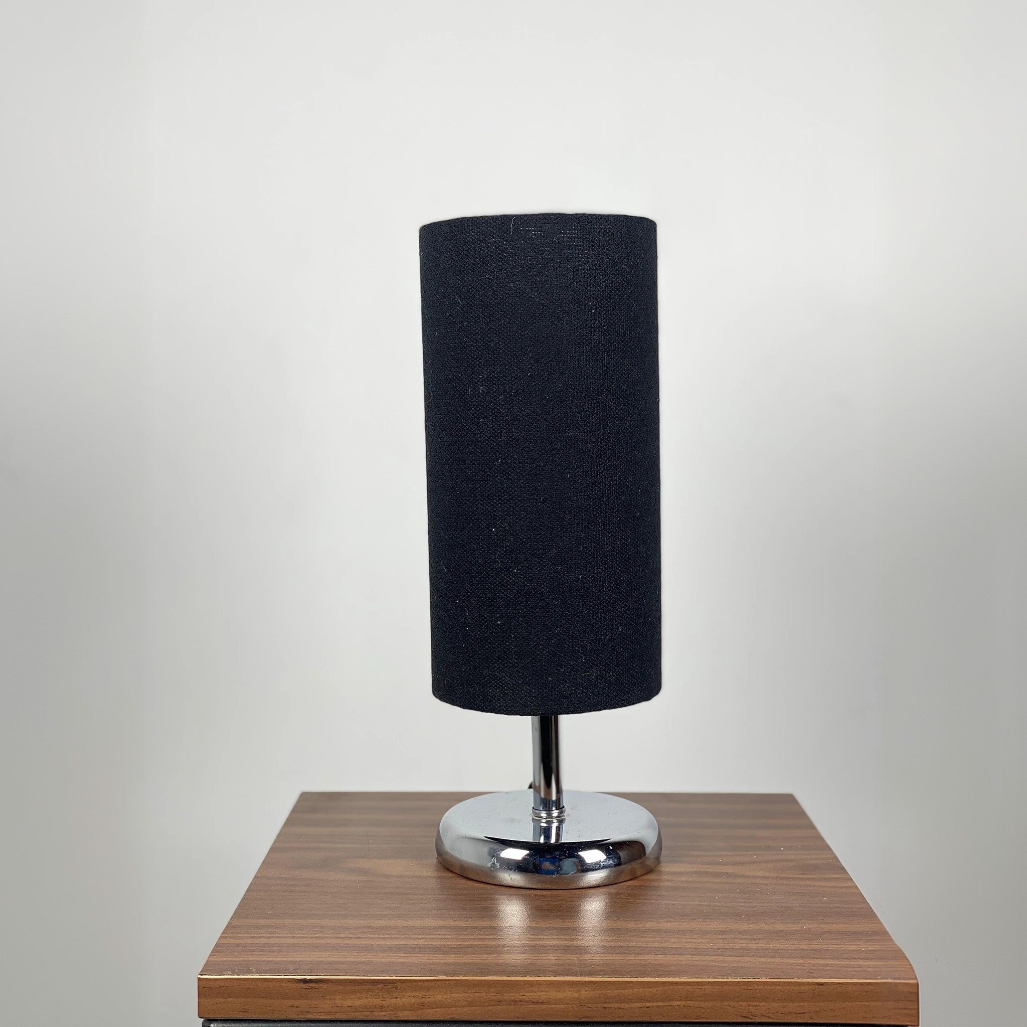 أباجورة ستيل وقماش، 15*32 سم