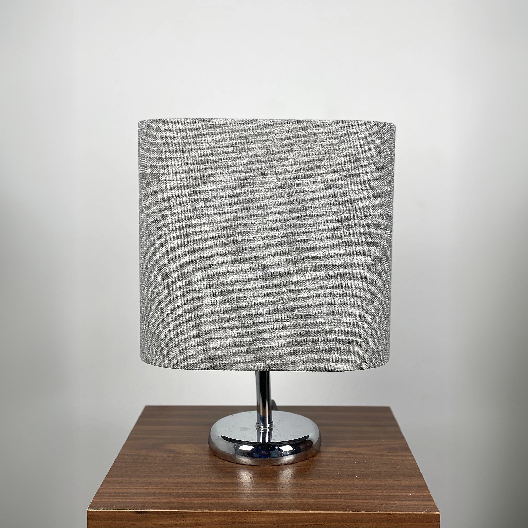 أباجورة ستيل وقماش، 15*32 سم