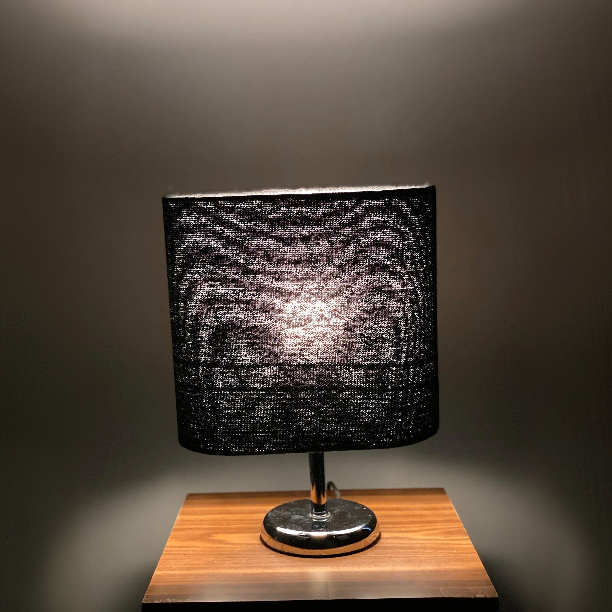 أباجورة ستيل وقماش، 15*32 سم