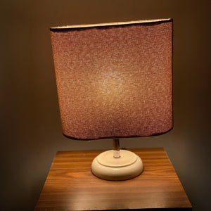 أباجورة ستيل وقماش، 15*32 سم