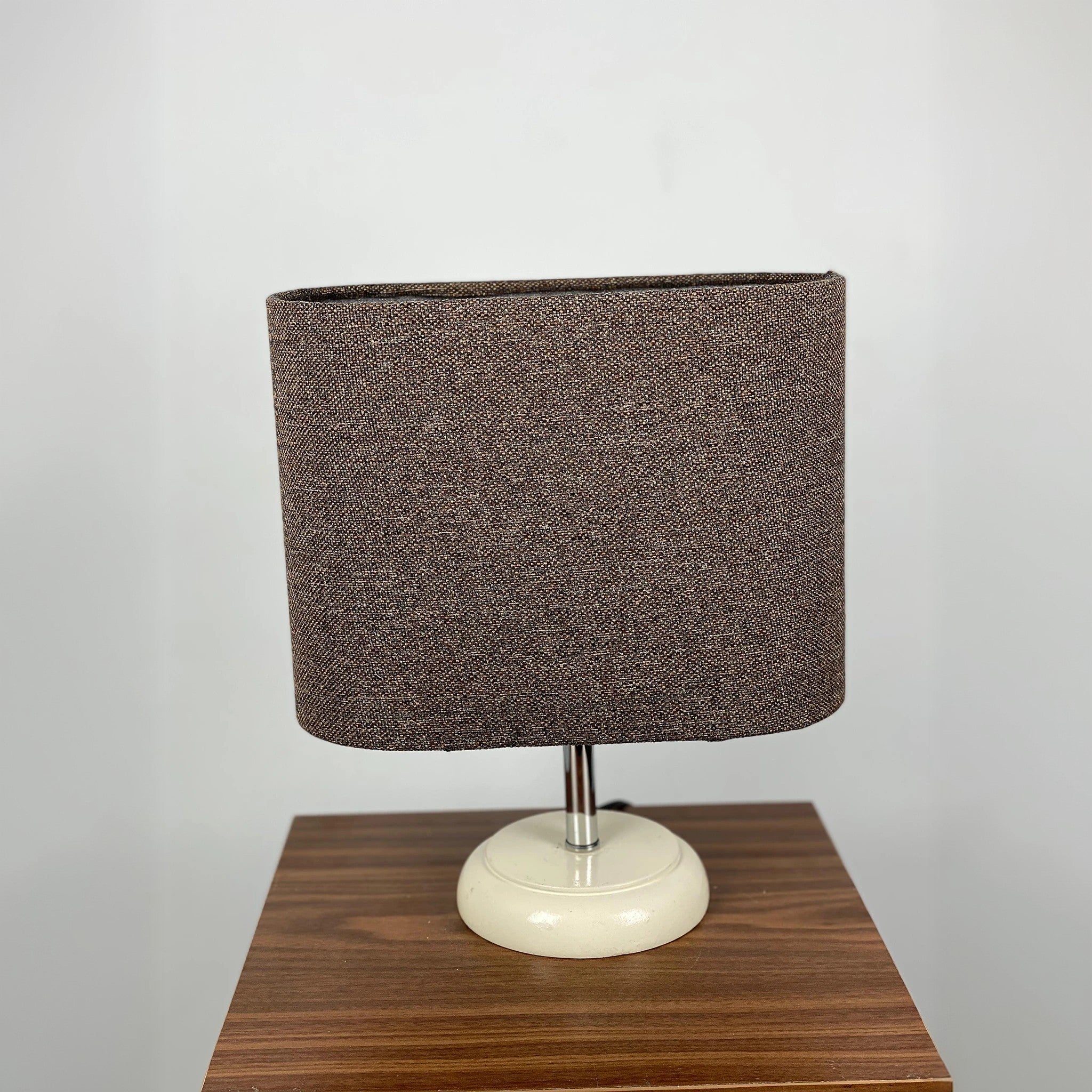 أباجورة ستيل وقماش، 15*27 سم