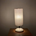 أباجورة ستيل وقماش، 12*27 سم