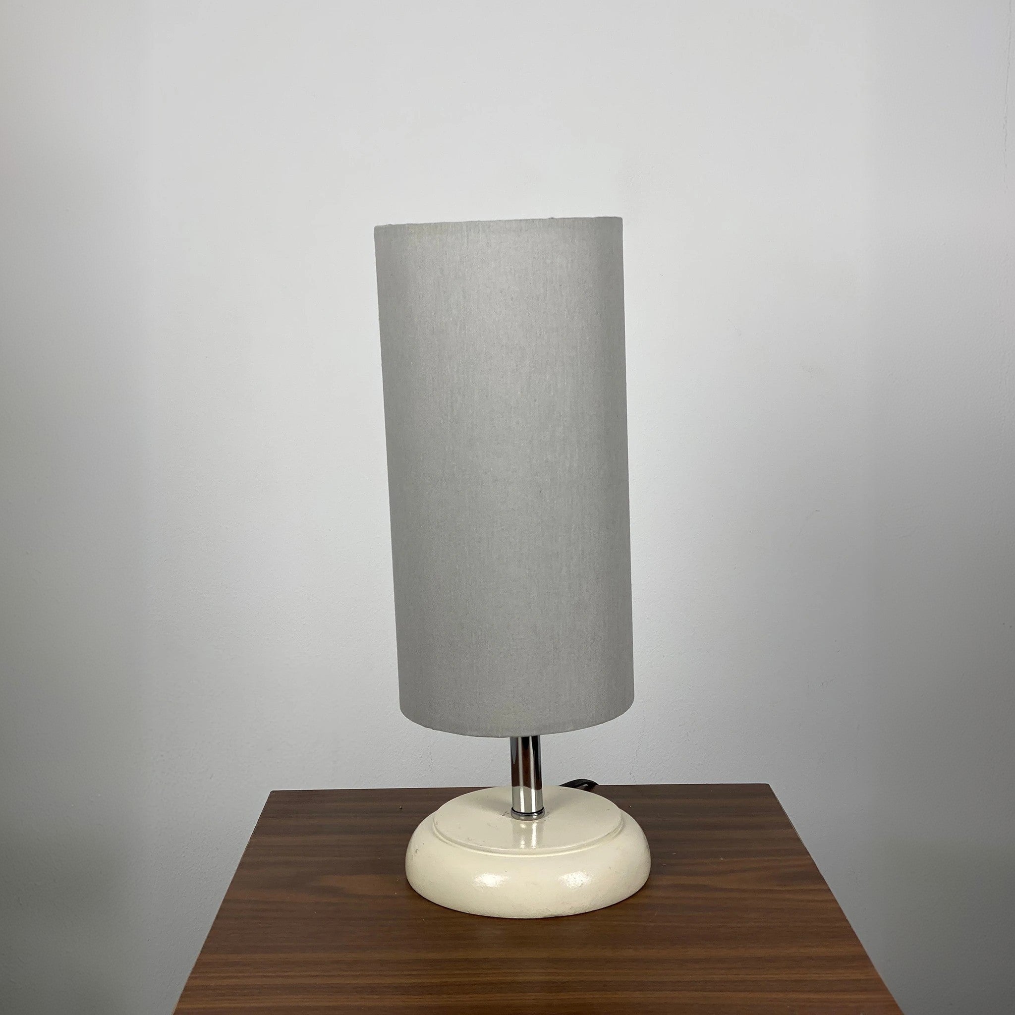 أباجورة ستيل وقماش، 12*27 سم