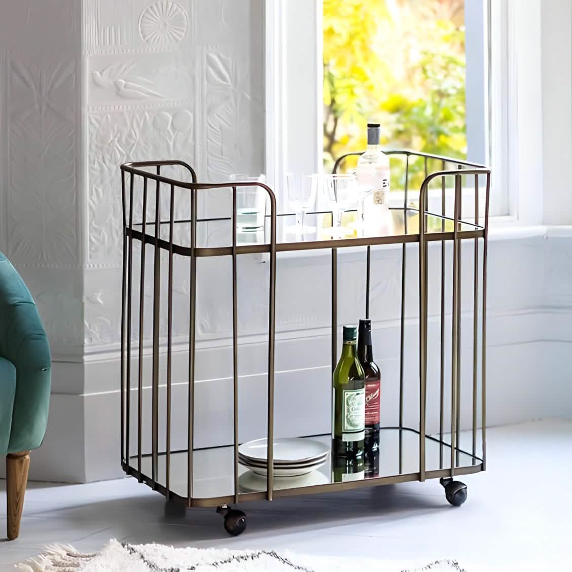 ترابيزة تقديم معدن 80*40*80 سم - RON215 Royal Iron