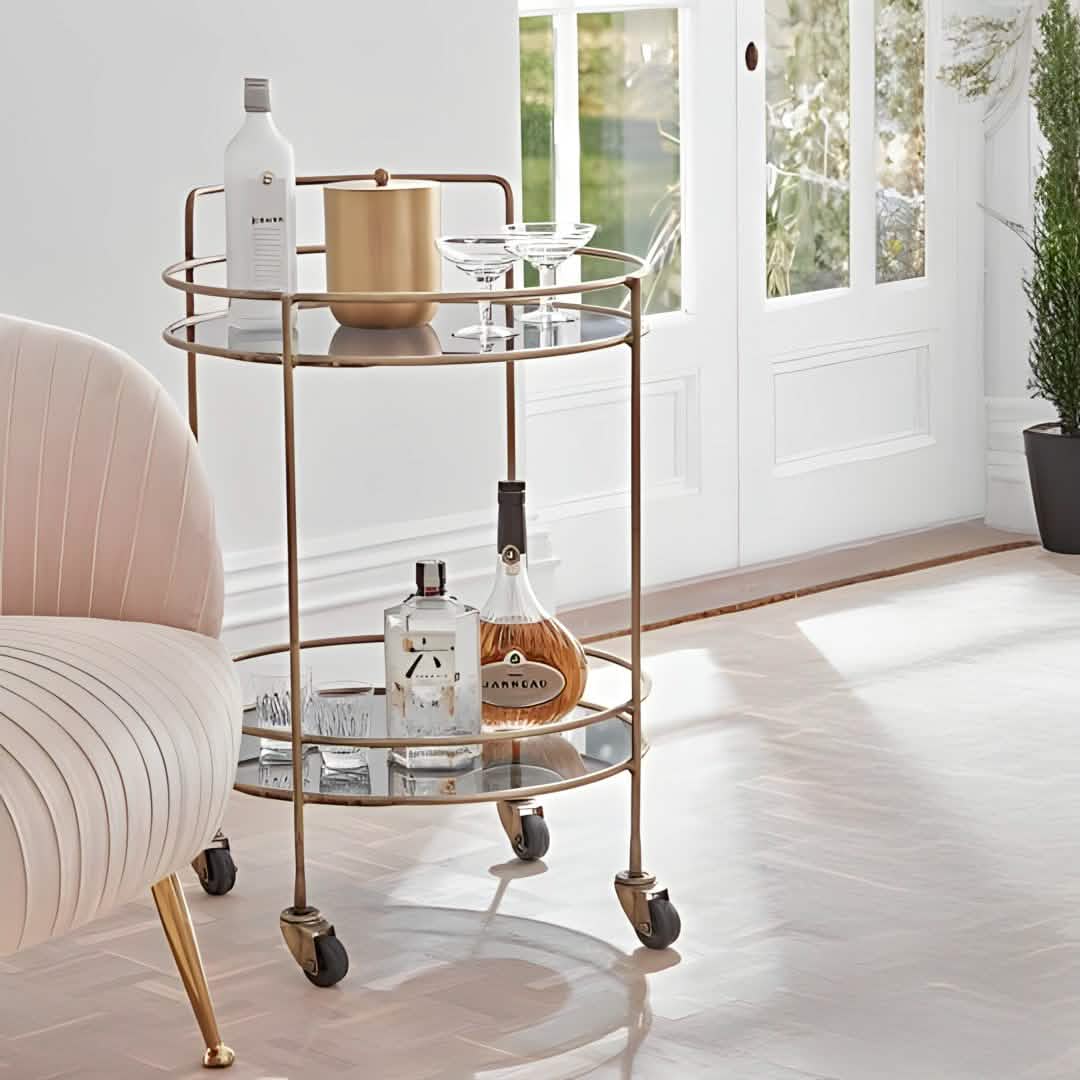 ترابيزة تقديم معدن 50*50*90 سم - RON216 Royal Iron