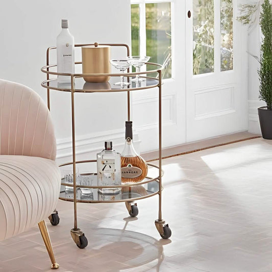 ترابيزة تقديم معدن 50*50*90 سم - RON216 Royal Iron