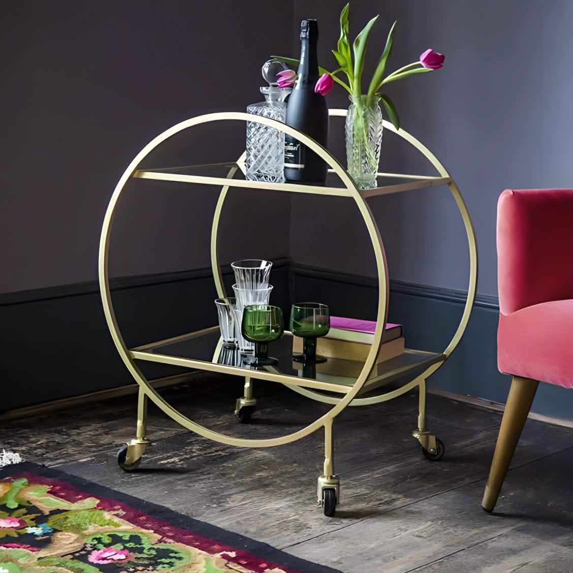 ترابيزة تقديم معدن 80*40*90 سم - RON225 Royal Iron