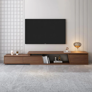 ترابيزة تليفزيون خشب ام دي اف، 220*40*40 سم
