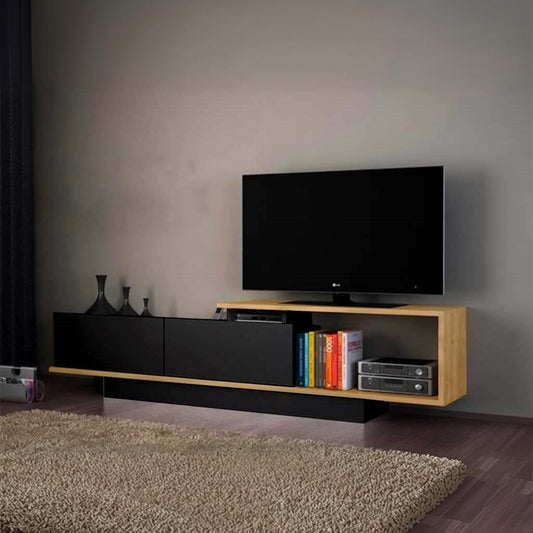 ترابيزة تليفزيون خشب ام دي اف، 180*30*45 سم