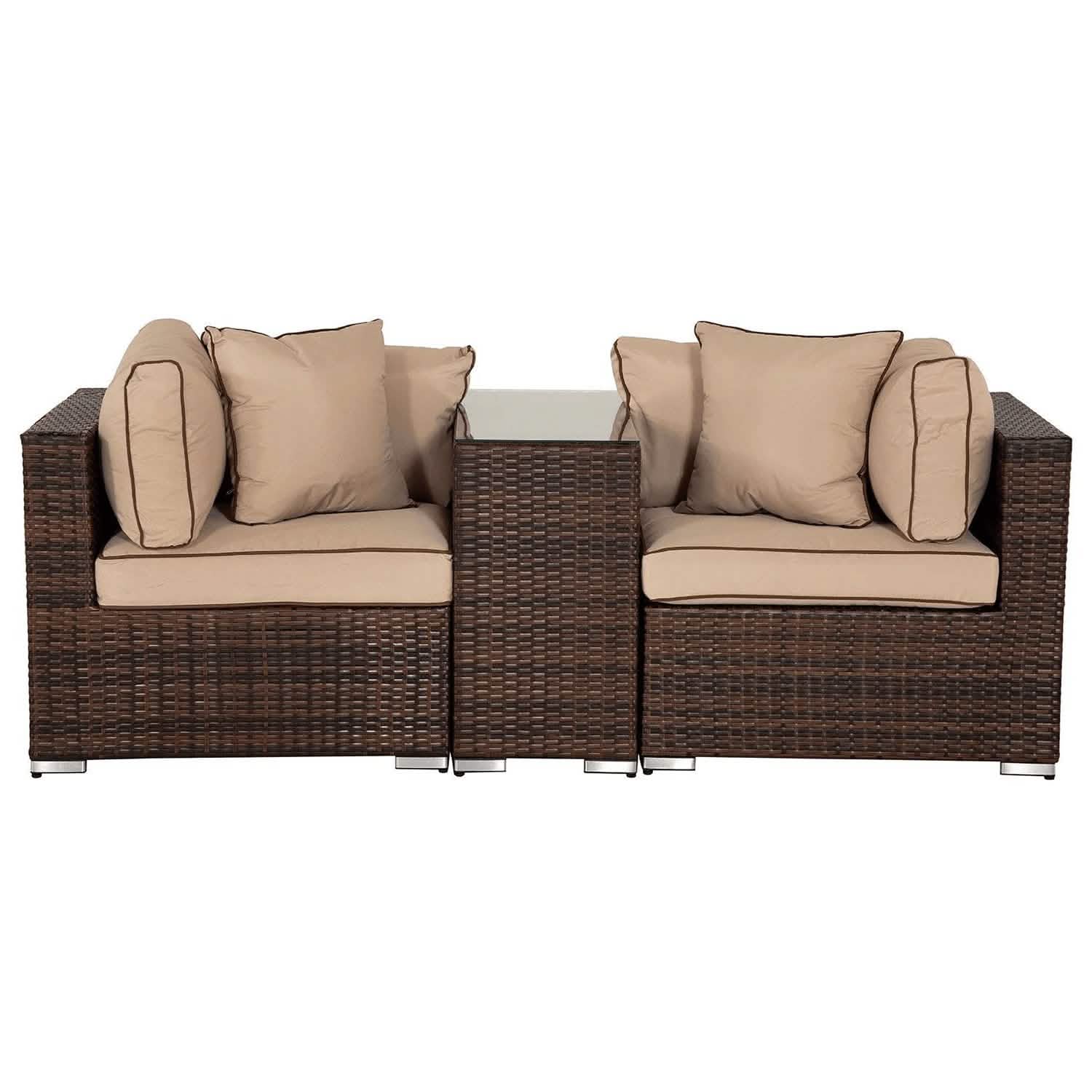 طقم خارجي معدن و راتان - OSR57 - Homix