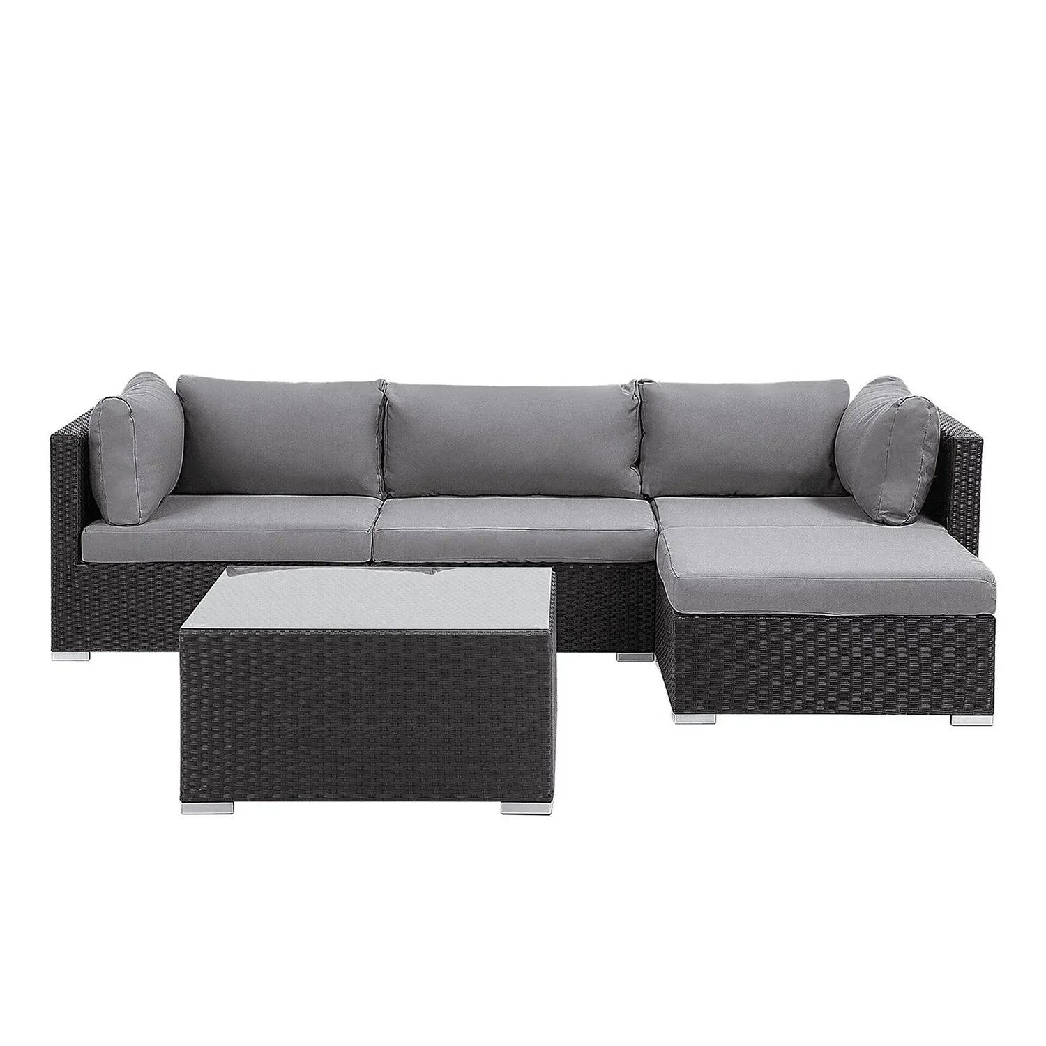 طقم خارجي معدن و راتان - OSR52 - Homix