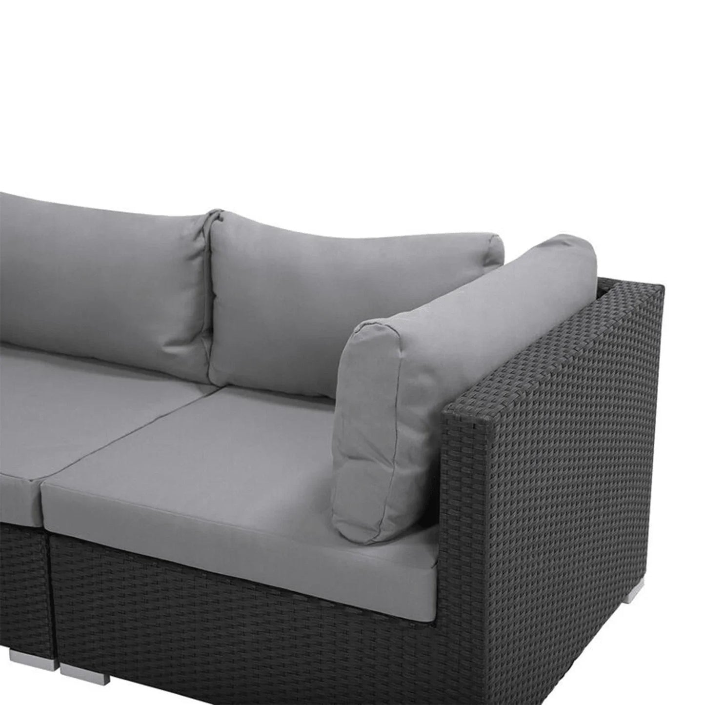 طقم خارجي معدن و راتان - OSR52 - Homix