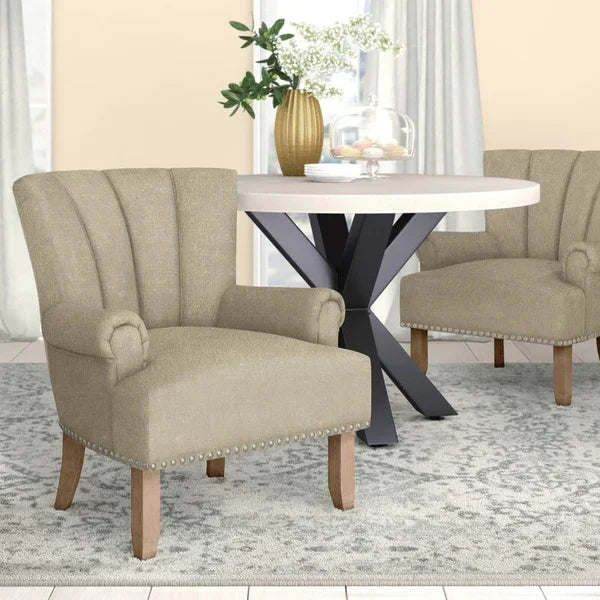 طقم كراسي خشب زان، قطعتين