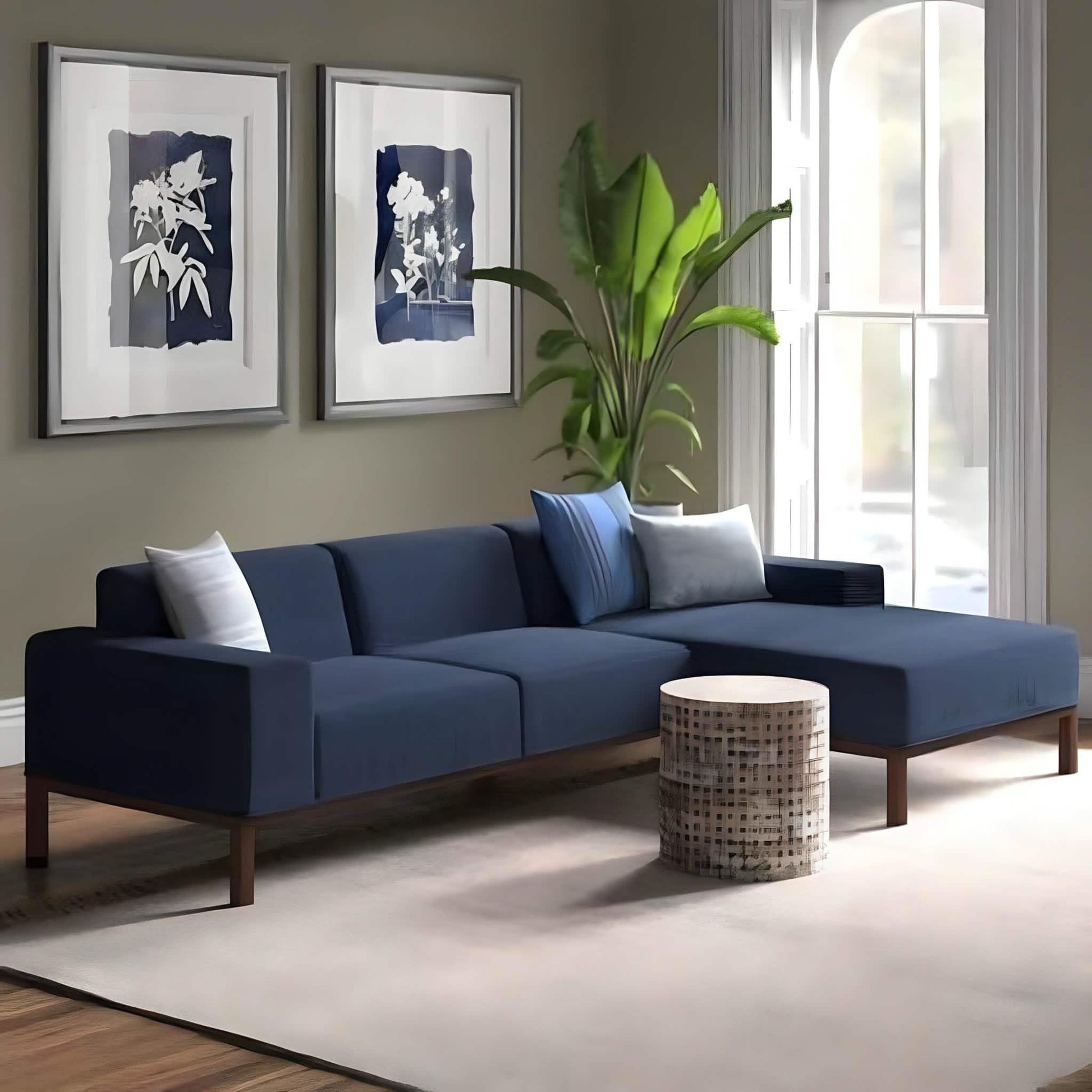 ركنة خشب زان أحمر، 260*180*80 سم