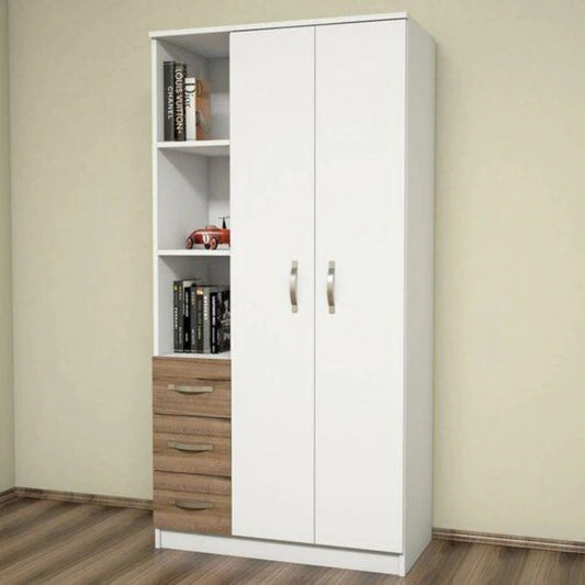 دولاب خشب ام دي اف، 120*40*200 سم