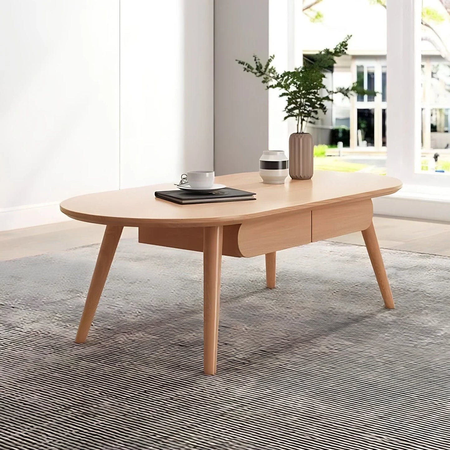 ترابيزة قهوة ام دي اف، 120*55*40 سم