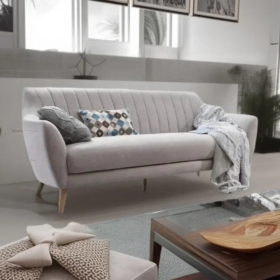 كنبة خشب زان أحمر، 200*85*70 سم