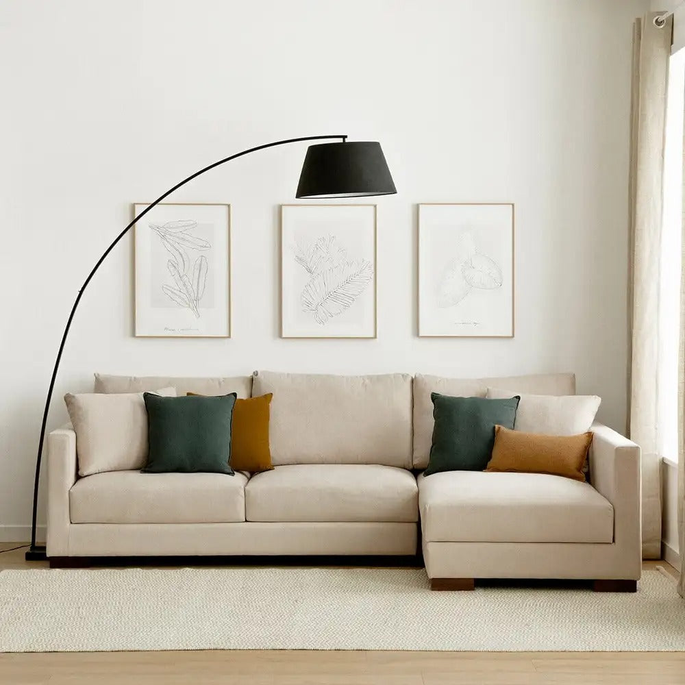 ركنة خشب زان، 260*160*85 سم