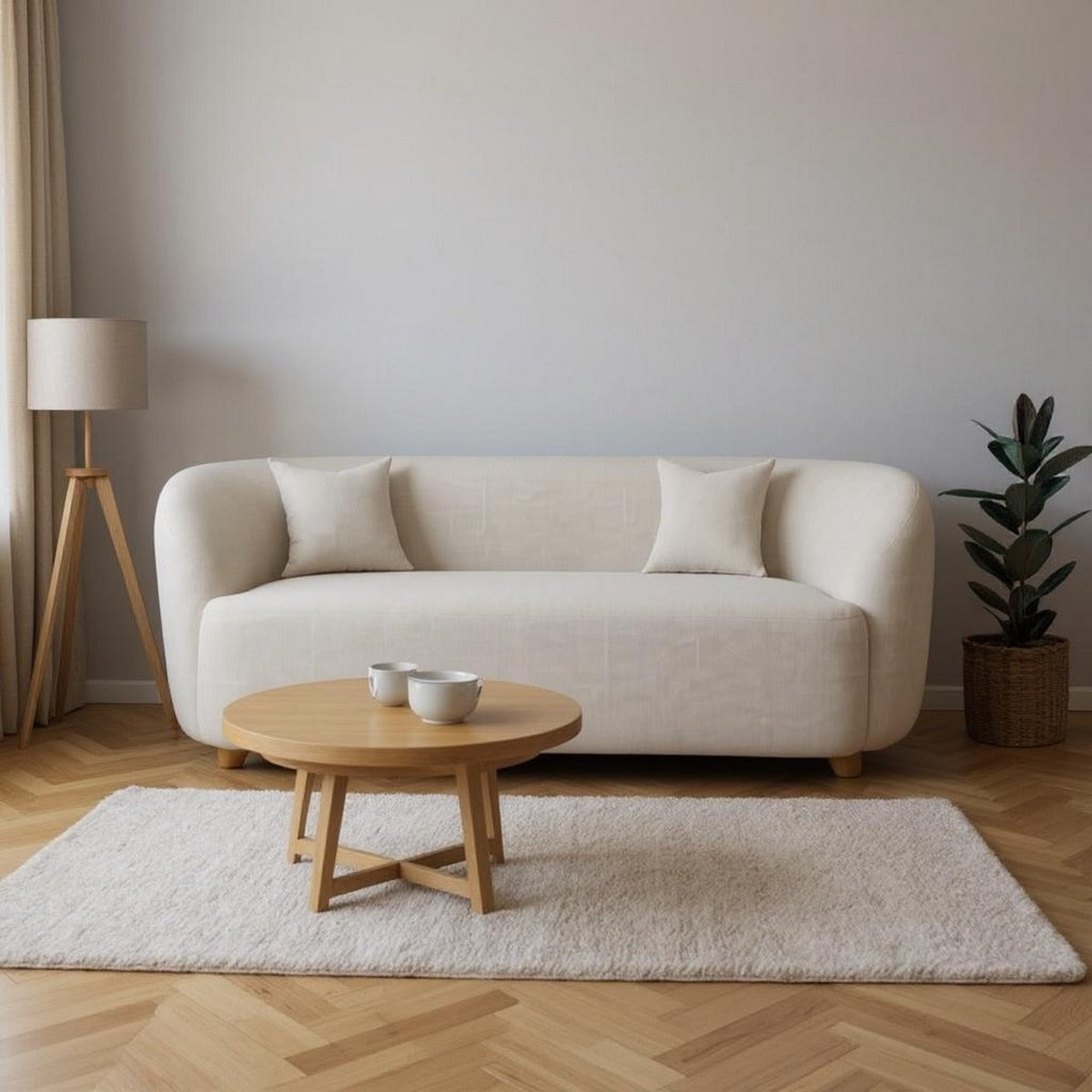 كنبة خشب زان، 220*80*85 سم