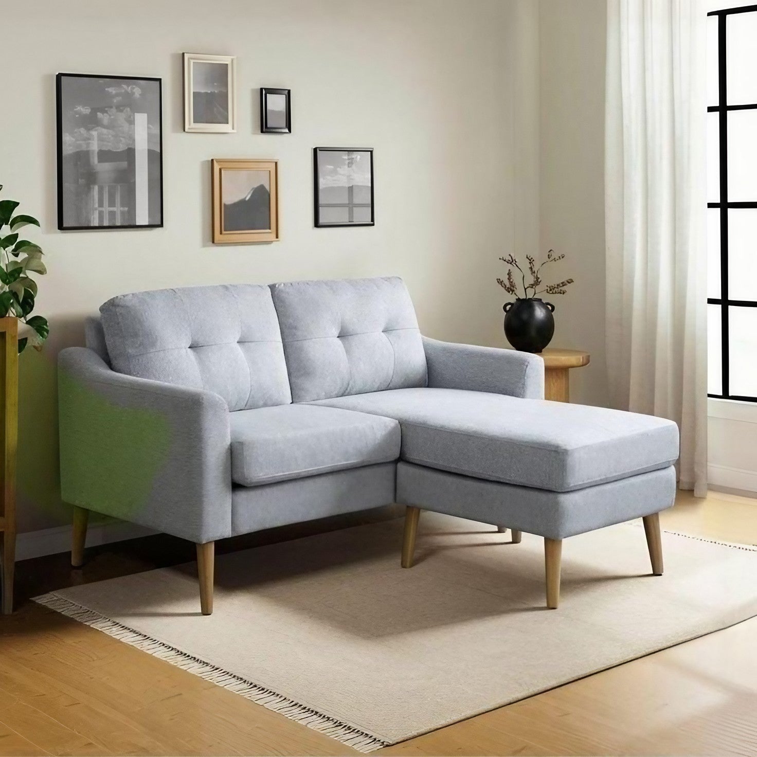 ركنة خشب زان أحمر، 180*180*75 سم