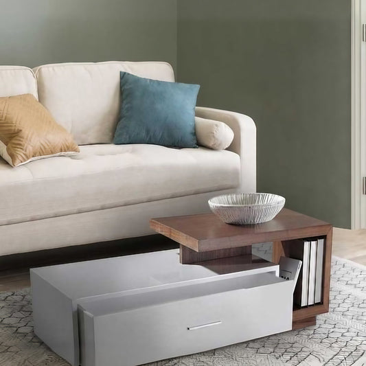 ترابيزة قهوة خشب ام دي اف أسباني، 100*50*45 سم