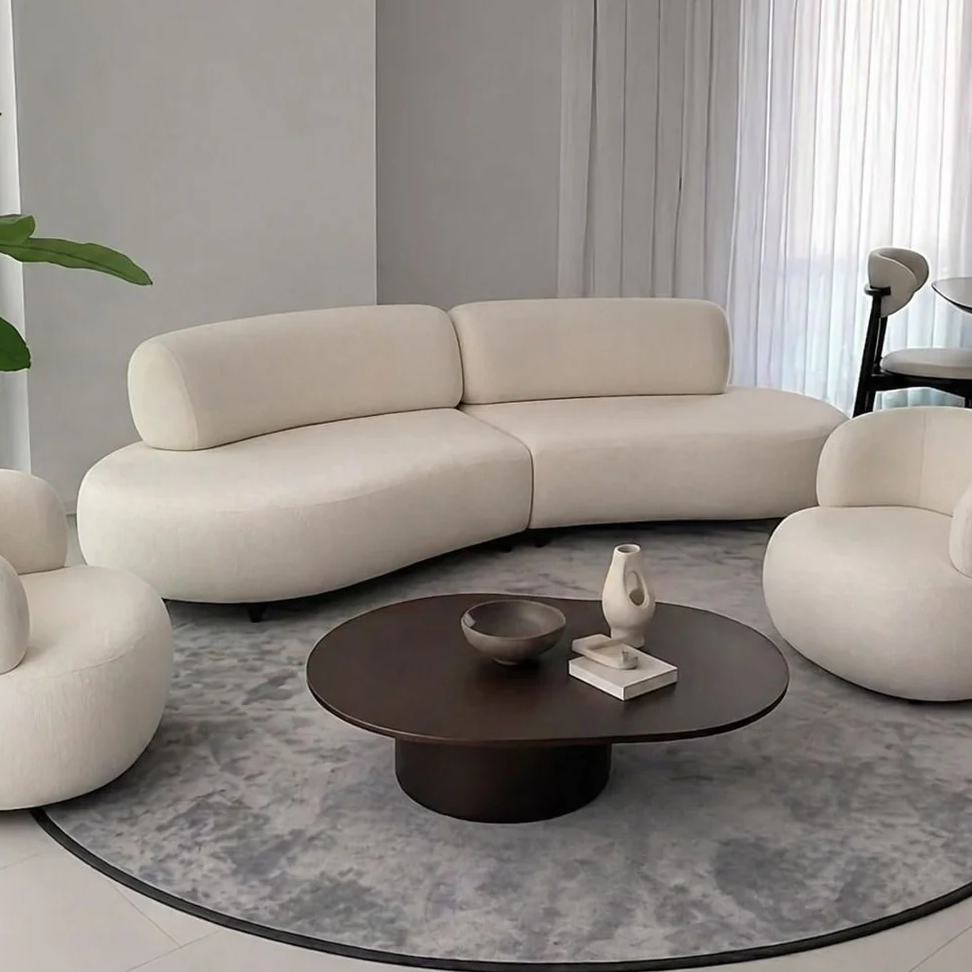 كنبة مع 2 فوتيه، 220*80*75 سم