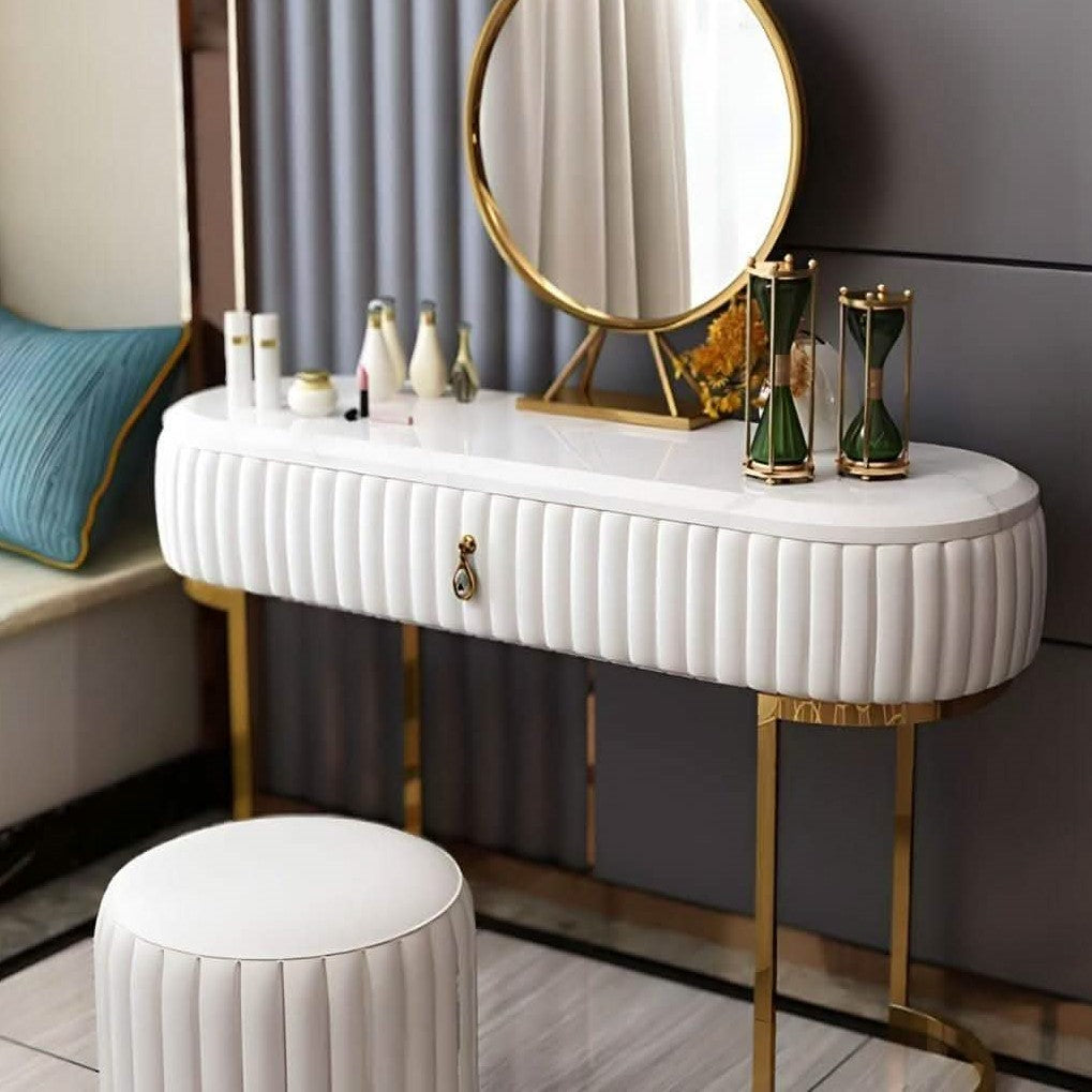 تسريحة خشب ام دي اف و ستيل، 3 قطع