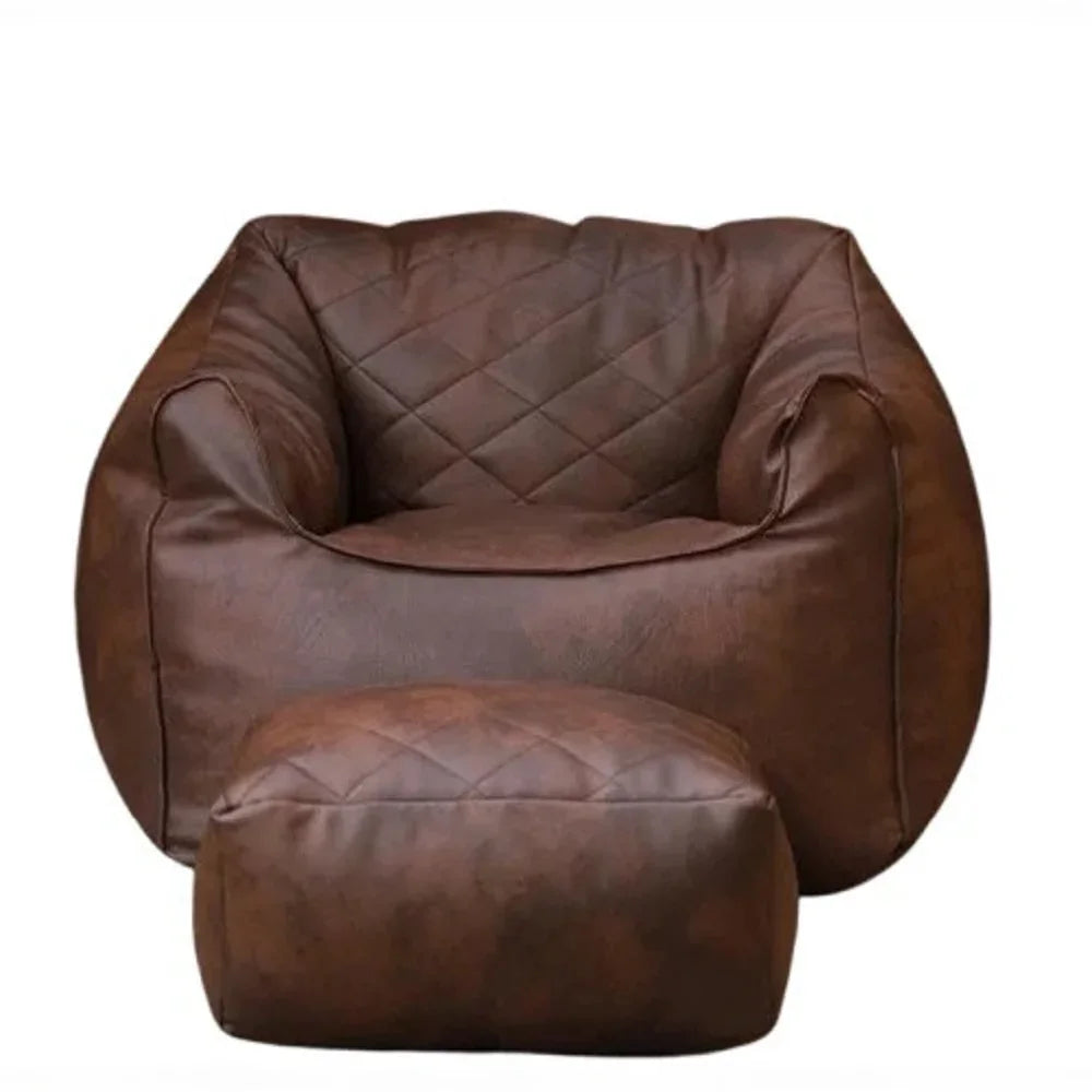 بين باج جلد، 100*100 سم - بني