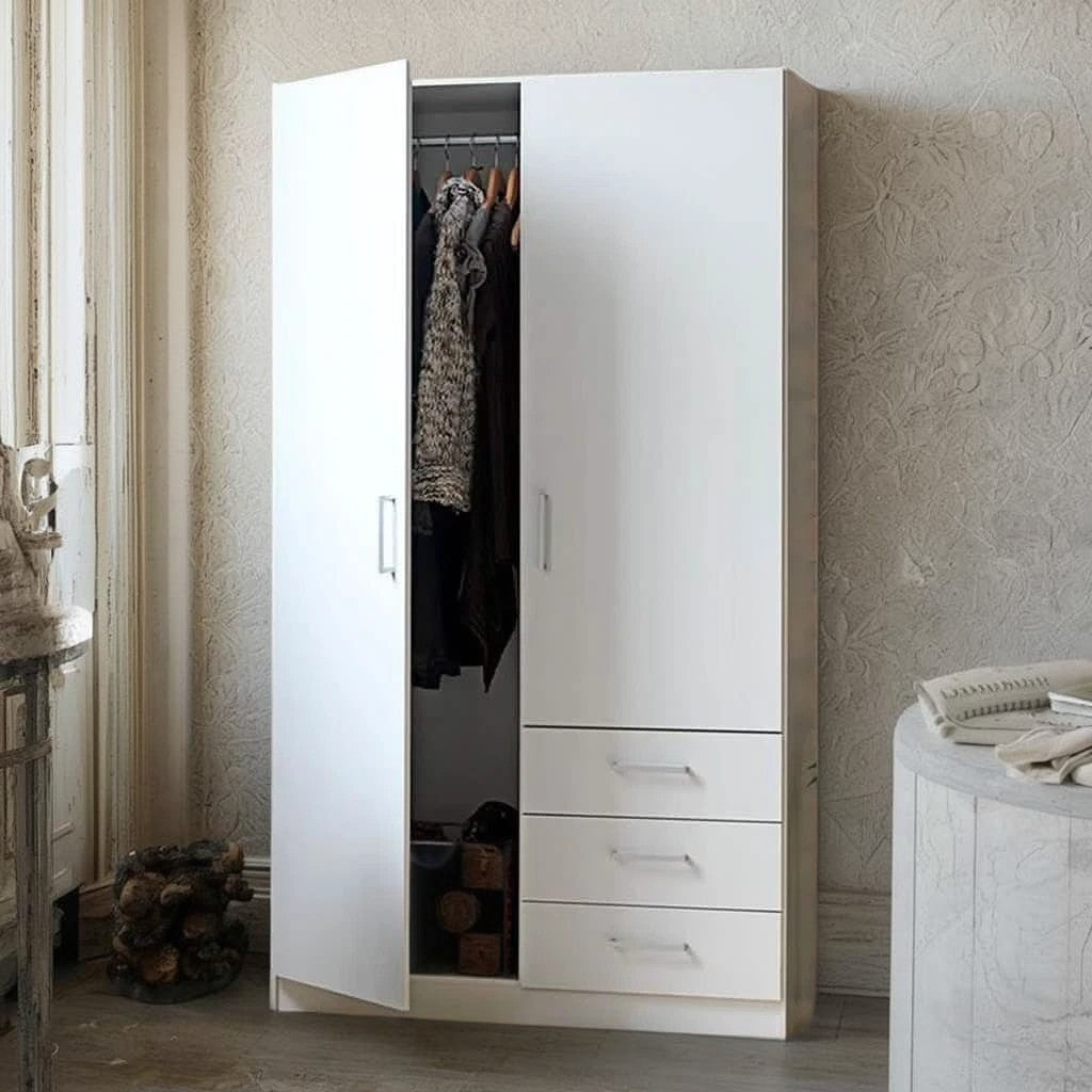 دولاب خشب ام دي اف، 100*45*210 سم