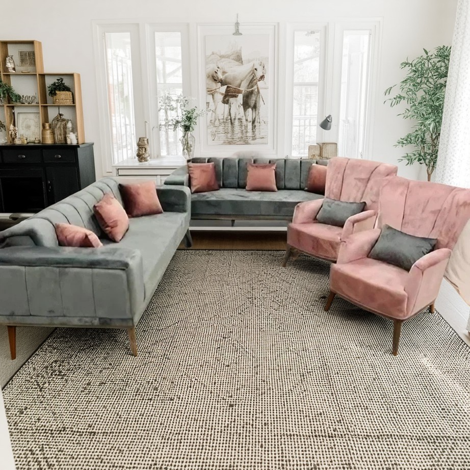 أنترية خشب زان أحمر، 4 قطع