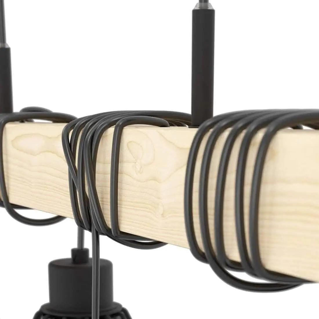 نجفة معدن و خشب، 70*120 سم